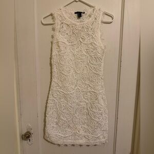 Forever 21 White Sheath Mini Dress